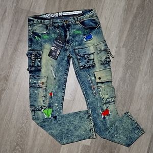 🔥CARGO JEANS💯